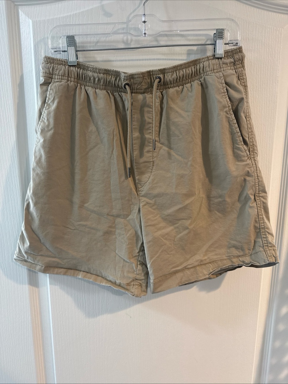 American Eagle Outfitters Men's Drawstring Casual Shorts - Tan